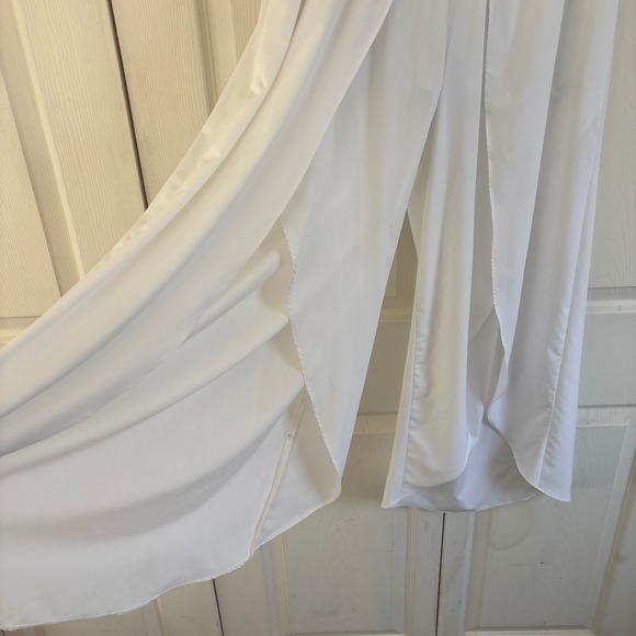 Halara High Waisted High Slit Wide Leg Flowy Skirt Pants Built-in Shorts Size M - Picture 10 of 10